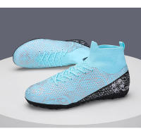 Populares zapatillas de fútbol transpirables de caña alta para niños y niñas - details 31