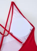 Traje de Baño de Una Pieza Blanco Ajuste de Cuerpo, Dacron, Estilo de Verano/Primavera 24, No Retirable - details 14