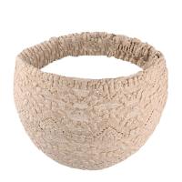 Diadema de flores de malla antideslizante con temperamento, diadema de encaje hueco, accesorios elásticos para el cabello, envoltura para la cabeza de lado ancho para mujer - details 5