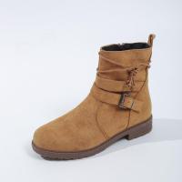 Botas martin planas informales para mujer, botas cortas a la moda, zapatos para mujer - details 4