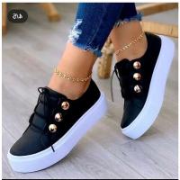 Zapatillas de Moda de Verano para Mujer Punta Redonda Plataforma Talla 42 - details 2