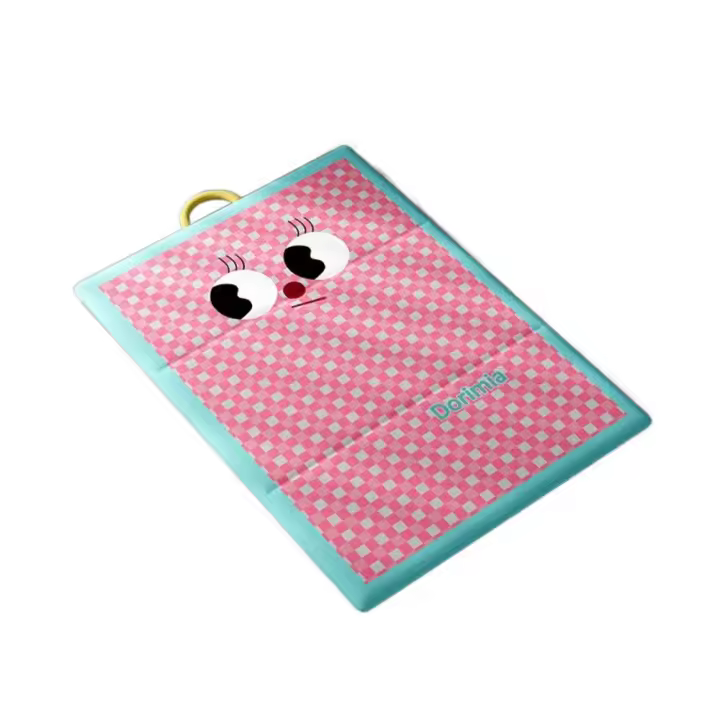 Alfombrilla de hielo para mascotas, creativa, impermeable, plegable, suave, nido de hielo, transpirable, lavable a máquina, uso en verano - 1