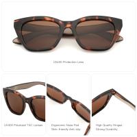 Gafas de sol polarizadas cuadradas de moda para mujer, protección UV400, gafas de sol de mariposa para damas, compras Gif - details 5