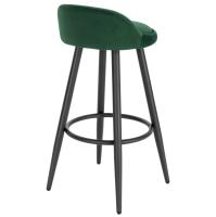 Taburete de Terciopelo Silla de Barra de Cocina con Resalto Mueble de Barra de Alta Comodidad - details 11