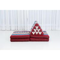 Cómodo Colchón De Suelo con Cojín De Lectura, Futón Japonés, Cama Plegable O Esterilla De Masaje Tailandés, 170 x 53 cm, Azul Claro - details 66