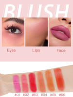 Maquillaje Maxfine Blush Stick Set Crema Monocromo Rouge Sólido - details 6