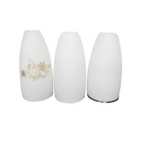 Reemplazo de pantalla de vidrio blanco mate para lámpara colgante de isla E26 E27, cubierta de pantalla de vidrio de 4,3 cm para lámpara colgante de cocina - details 0