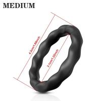 Leten 3/4 Uds anillos manga retrasar la eyaculación silicona tiempo erección duradera juguetes sexuales para hombres tienda Sexy productos para adultos - details 3