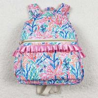Mochila de Niños con Cierre de Cremallera Diseño Wers Rosado Azul Nueva Bolsa de Espalda de Boutique para Niños - details 0