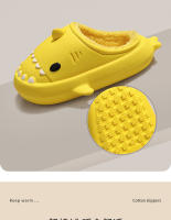 Nueva pareja de zapatillas esponjosas de EVA para invierno, suaves, de algodón, para el hogar, impermeables, con suela gruesa de felpa, para mujer y hombre. - details 4