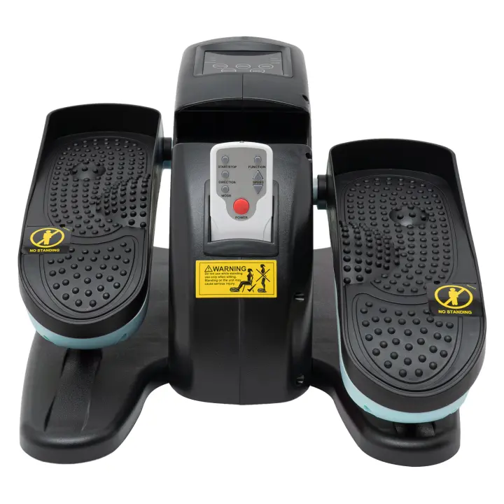 Máquina elíptica para debajo del escritorio, ejercitador eléctrico LCD para piernas sentadas, Pedal con control remoto para ancianos, masaje de pies - 1
