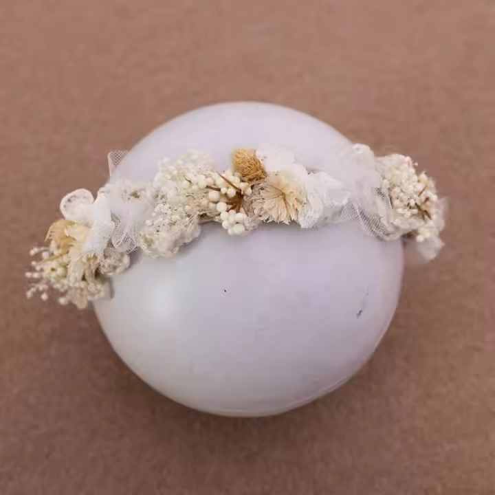 Embalaje para recién nacidos, fotos, Ence Dulce, sombrero de conferencia para niña, almohada, accesorios de fotografía con flores, tema de café, estudio conjunto - 1