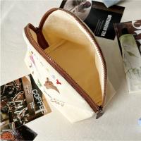 Bolsa de cosméticos con bordado de dibujos animados, bolsa de maquillaje de nailon con animales de tela, bolsa de almacenamiento portátil ligera para el cuidado de la piel, almacenamiento de lápiz labial - details 5