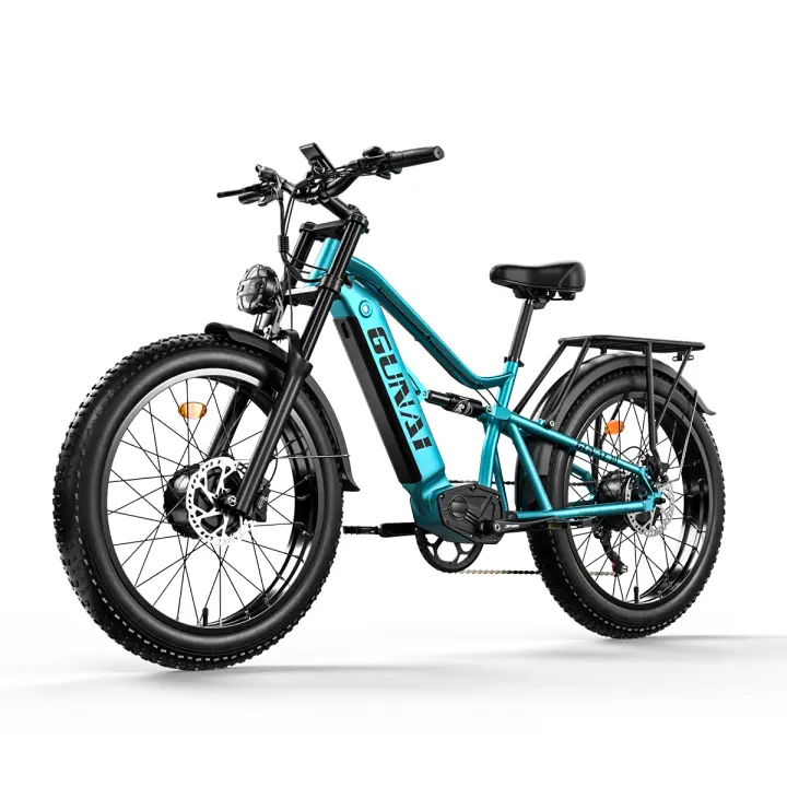 GUNAI-M2 bicicleta eléctrica para adultos 1500W bicicleta eléctrica de carretera 48V 17.5Ah Fatbike MTB E-bike 26 "bicicleta eléctrica de montaña 60 KM/H velocidad máxima - 1