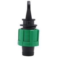 Tapón de tapa de tubo de riego por goteo, accesorio de tapa final Universal de 1/2 pulgadas, para sistema de aspersor de tubo con cinta de goteo de 16mm - details 6