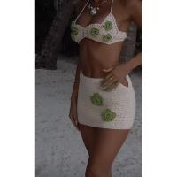 Conjunto de bikini hueco nuevo de punto para la playa - details 4