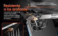Protector de Pantalla de Vidrio HD para iPhone Protección de Cámara para iPhone 16 Pro Max, 13 Mini, 12, 11, 16 Plus - details 5