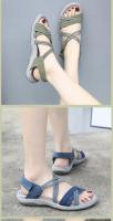 Nuevo 2025 sandalias deportivas de comercio exterior impresas Velcro casual zapatos de mujer de gran tamaño - details 7