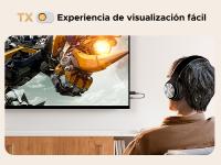 Adaptador USB Bluetooth 5.4 UGREEN Receptor y Transmisor 2 en 1 con Cable de Audio de 3.5mm para TV, PC, Amplificador, Coche, Auriculares Accesorios de Electrónica - details 6