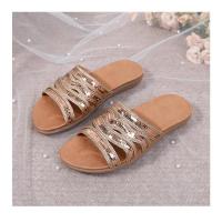 2025 Sandalias planas transpirables con diamantes de imitación - Zapatos de verano cómodos y bohemios para mujer para la playa, fiestas y uso diario, elegante moda primavera-verano - details 33