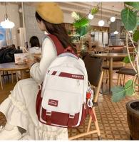 Mochila escolar de gran capacidad para niñas adolescentes, mochila grande de nailon resistente al agua para estudiantes de secundaria - details 21