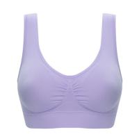 Sujetador de Yoga calado para mujer, chaleco deportivo para correr, Tops cortos acolchados, ropa interior sin aros, sujetadores superiores para gimnasio - details 12