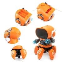 Niños Danza Robot Música LED 6 Garras Pulpo Robot Regalo de Cumpleaños Niños Educación Infantil Niños Niñas Regalos Creativos - details 9