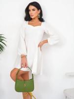 Elegante vestido de noche Midi de lujo para mujer, nuevo vestido de manga larga de Color sólido, vestidos Vintage de moda, promoción - details 9