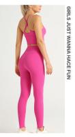 ZHUMU GYM Conjunto de Yoga Traje Deportivo para Mujer Conjunto de Fitness con Sujetador Deportivo y Leggings - details 8