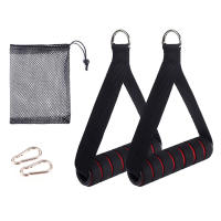 Mangos de Metal con anillo en D para gimnasio, mango de máquina de Cable resistente para entrenamiento con gancho para Yoga, ejercicio, bandas eléctricas para gimnasio - details 4