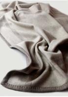 Manta de lana jacquard de doble cara con rayas cruzadas, uso cómodo, chal de cachemira para aire acondicionado para uso doméstico elegante - details 3