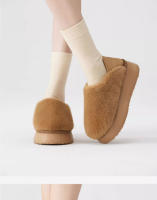 Bolso de Mao Mao y zapatillas de algodón Pantuflas de algodón cálidas de dormitorio de fondo grueso - details 6