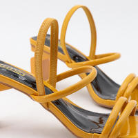 Zapatos de tacón alto con correa elástica y punta cuadrada de moda - details 15