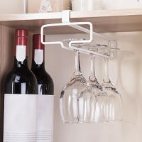 Soporte para copas de vino debajo del gabinete, estante colgante para copas de una sola fila, accesorios de cocina para copas de cóctel - details 5