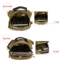 Bolsa táctica pequeña para viajes, pesca, senderismo, caza, deportes al aire libre, bandolera de pecho, bolsa militar del ejército - details 3