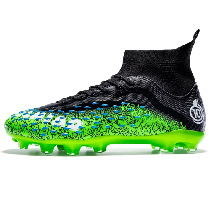Tacones altos profesionales para hombres, botas de entrenamiento de fútbol terrestre para adultos f - 1