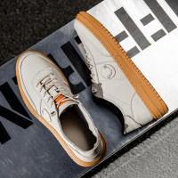 Xiaobai zapatos de hombre 2025 nueva superficie de cuero de verano deportes suela suave transpirable No. 1 zapatos de junta casual zapatos de cuero de los hombres. - details 19