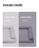 TRUELOVE Cama de Mascotas con Almohada de Espuma de Memoria Cómoda, Duradera, Lavable para Perros y Gatos Material de Lino de 100% Almohada de Espuma de Alta Elasticidad - details 9