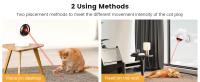ATUBNAN Automatic Laser Cat Toys,USB Rechargeable,Interactive Cat Toy for Indoor Cats Kitty Kittens Dog,Multifunctional Cat Toy - details 1
