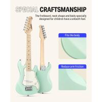 Kit de Guitarra Eléctrica Premium para Principiantes 30 Pulgadas, Estilo ST, Incluye Amplificador, Sintonizador, Capo, Bolsa, Cuerda, Cable (Rojo) - details 20