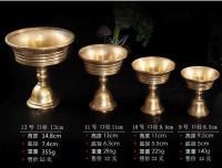 Lámpara de mantequilla de latón grueso, taza de utensilio budista, portalámparas perpetuo de cobre puro, oferta especial - details 2