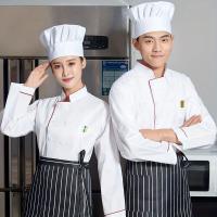 Abrigo de Chef uniforme chaqueta de Catering ropa Casual chaquetas para hombre blanco hombres traje suelto de manga corta. - details 3