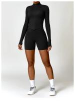 Pantalones cortos de Yoga sin costuras para mujer, mallas deportivas de LICRA de cintura alta, suaves, para gimnasio y entrenamiento - details 30