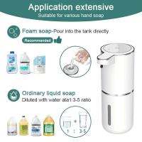 Líquido sin contacto 380ml, ES, USB, montaje en pared, pantalla inteligente, sensor infrarrojo automático, dispensador de jabón, desinfectante de manos - details 2
