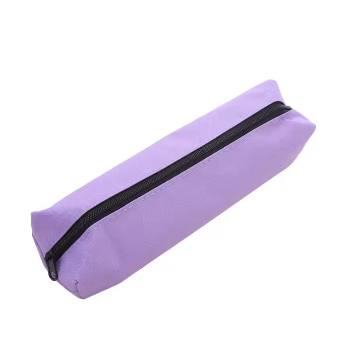 Bolso color caramelo de 22 cm, estuche Oxford cuadrado, bolso de maquillaje pequeño y sencillo - 1