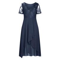 Vestido de verano de moda con cuello en V, pantalones cortos casuales, vestidos de manga para mujer - details 2