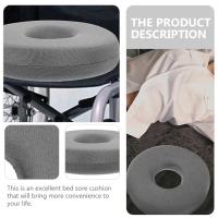 Almohada de Donut, asiento para hemorroides, asiento médico para coxis, silla de próstata para personas mayores, sentado sedentario, espuma viscoelástica, alivia el dolor, 1/2 Uds. - details 1