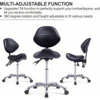 Taburete de Silla Profesional Hidráulico Giratorio Cómodo y Ergonómico con Base de Metal Resistente - details 3