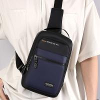 Bolso de pecho de tela Oxford para hombre, bolso cruzado multifuncional de estilo coreano, bolso de hombro deportivo ajustable de gran capacidad - details 22
