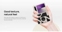 Funda de piel lisa geométrica original HUAWEI Pura X - details 2